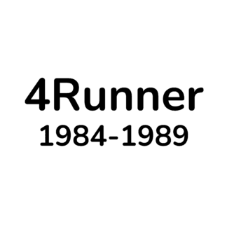 4Runner 1984-1989