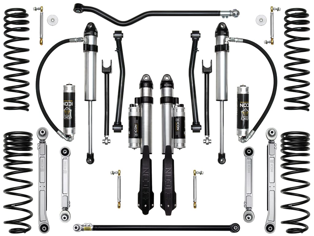 Icon - 20-UP JEEP GLADIATOR 2.5" STAGE 8 SUSPENSION SYSTEM (BILLET) - K22108