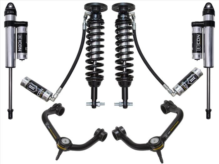 Icon - 2015-2020 FORD F150 2WD 1.75-3" STAGE 4 SUSPENSION SYSTEM W TUBULAR UCA - K93094T