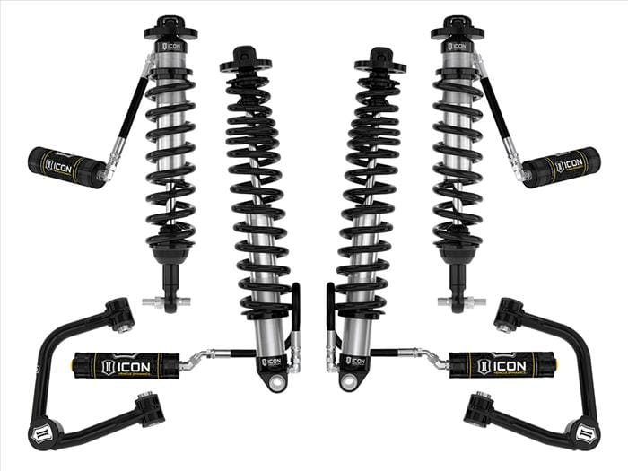 Icon - 21-26 BRONCO NON-SASQUATCH 3-4" LIFT STAGE 4 SUSPENSION SYSTEM TUBULAR - K40004T