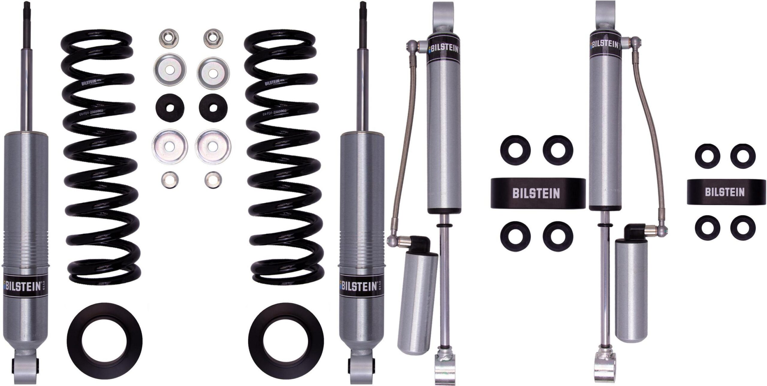Shocks Only - Bilstein - 6112 Strut and Coil Combo Fronts and 5160 Rears - Toyota Tacoma 1996-2004 - 47-310896 25-311327 25-311334