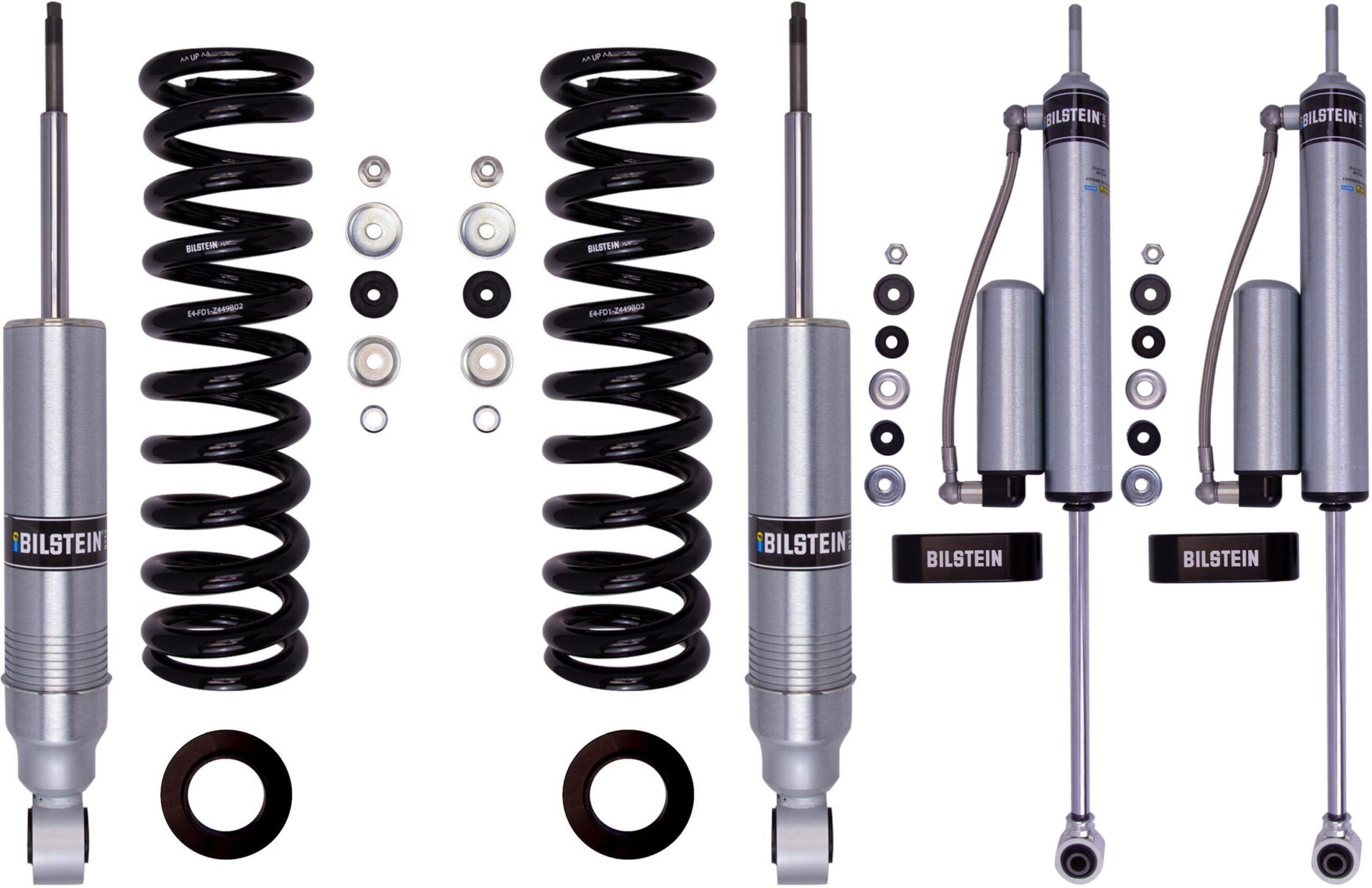 Bilstein - 6112 Strut and Coil Combo Fronts with 5160 Rears - Toyota Tundra 2000-2006 - 47-310049 25-311273