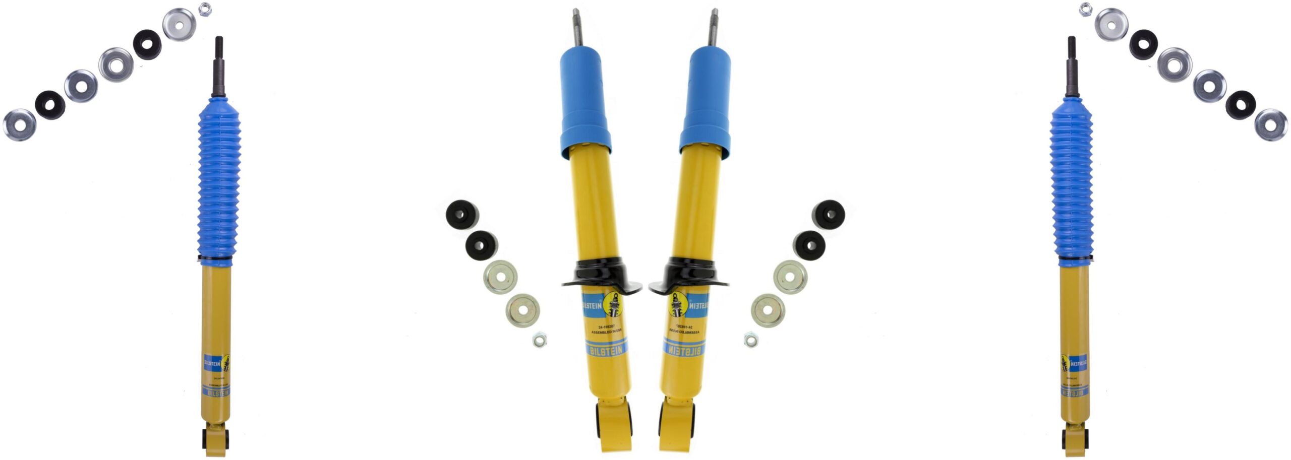 Bilstein - 4600 Fronts and Rears - Toyota Sequoia 2001-2007 - 24-185387 24-241656