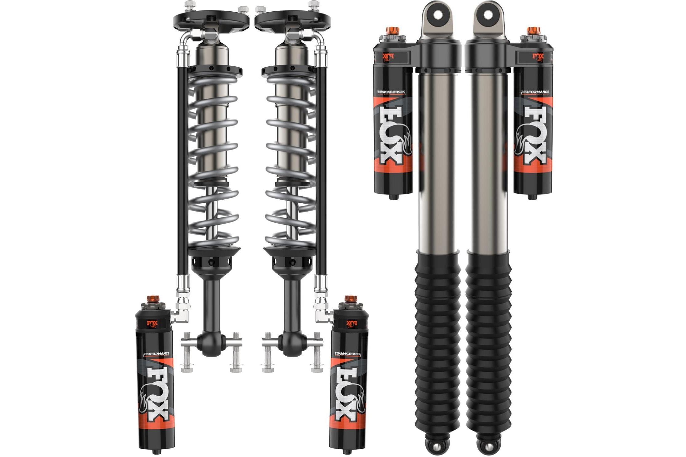 Fox - 2.5 Performance Elite Series Fronts and Rears with DSC Adjustors 4WD - F-150 2015-2020 - 883-06-181 883-26-114