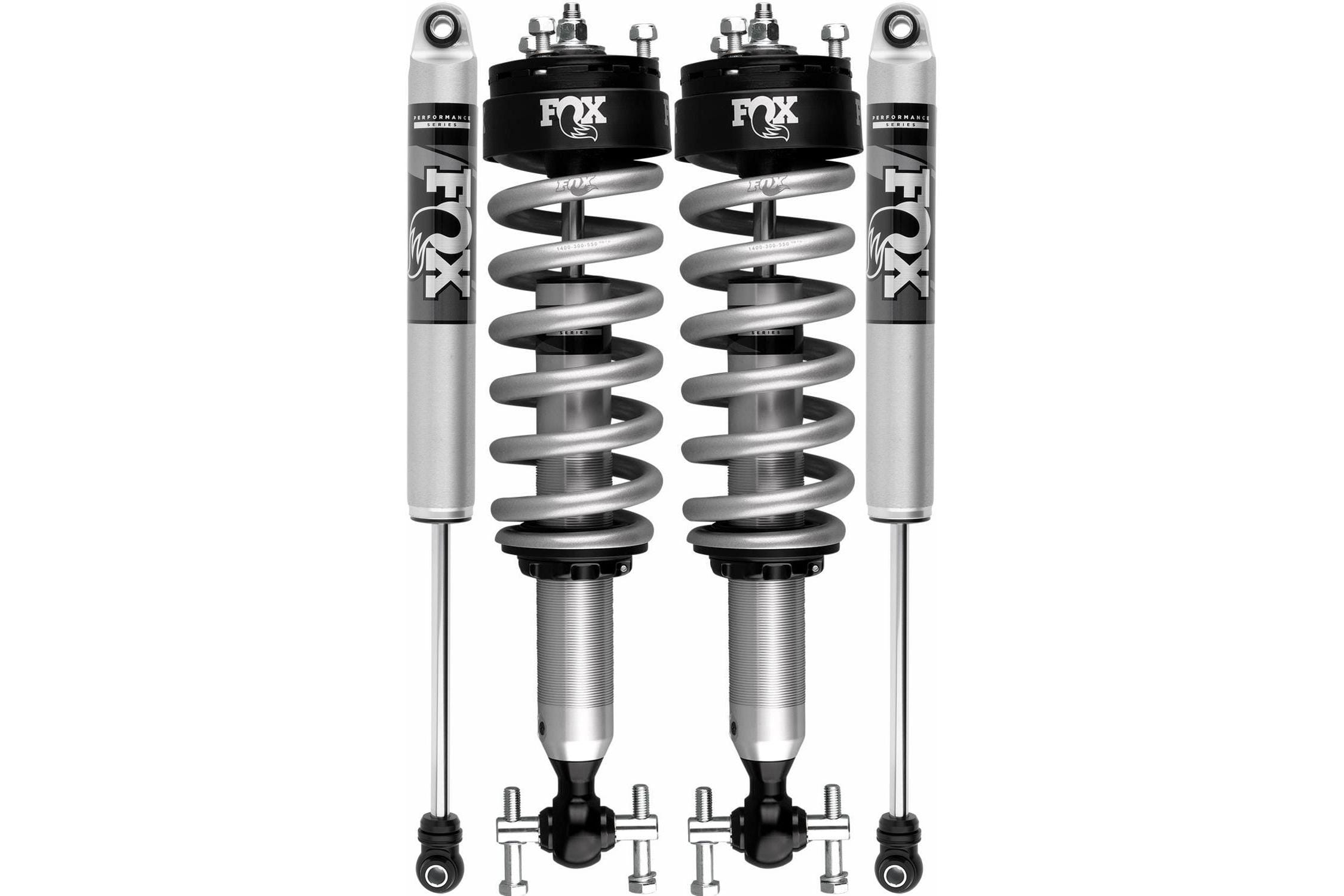 Fox - 2.0 Performance Series IFP Coilovers Fronts and Rears 4WD - F-150 2021+ - 985-02-146 985-24-265