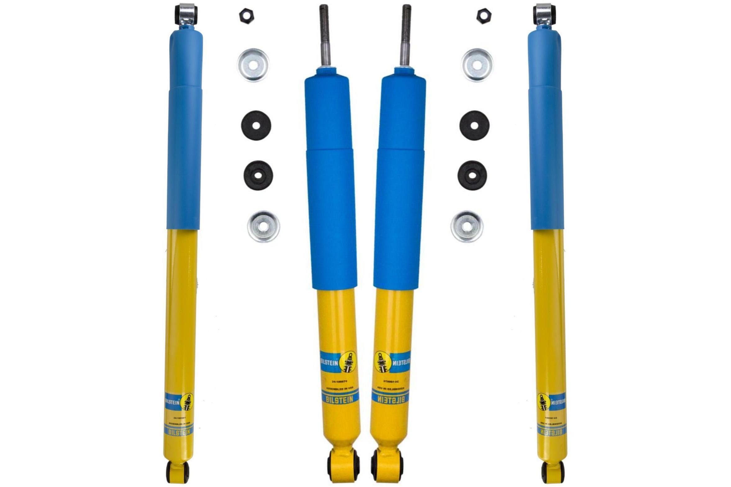 Bilstein - 4600 Fronts and Rears 4WD - F-250/F-350/F-450/F-550 Super Duty 2005-2016 - 24-186674 24-185981