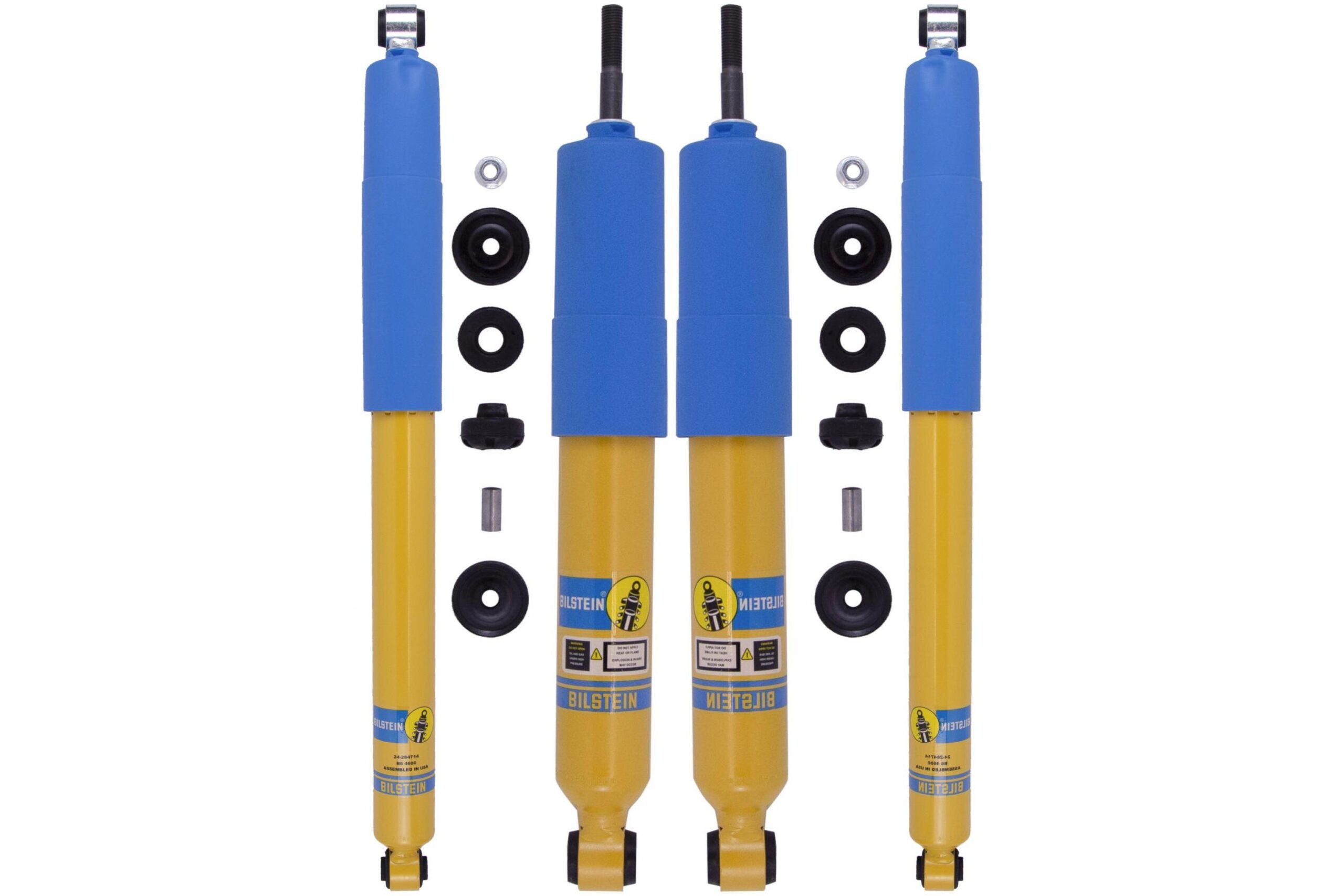 Bilstein - 4600 Fronts and Rears RWD - F-250/F-350 Super Duty 2017-2022 - 24-284707 24-284714