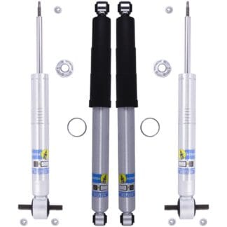Bilstein - 5100 0-2.5" Fronts and 0-1" Rears - Silverado Sierra 1500 2019-2024 Non Trail-Boss/AT4 - 24-337052 24-293471