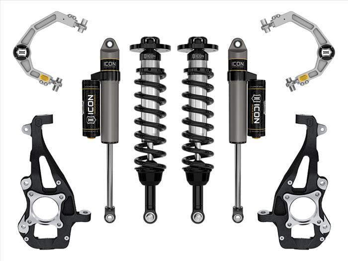 Icon - 21-25 FORD F150 4WD 3.5-4.5" STAGE 2 SUSPENSION SYSTEM W BILLET UCA - K93142