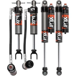 Fox - 2.5 Performance Elite Series DSC 1.5-2.5" Fronts and 0-1" Rears - Silverado/Sierra 2500/3500 HD 2020-2024 - 883-26-084 883-26-085