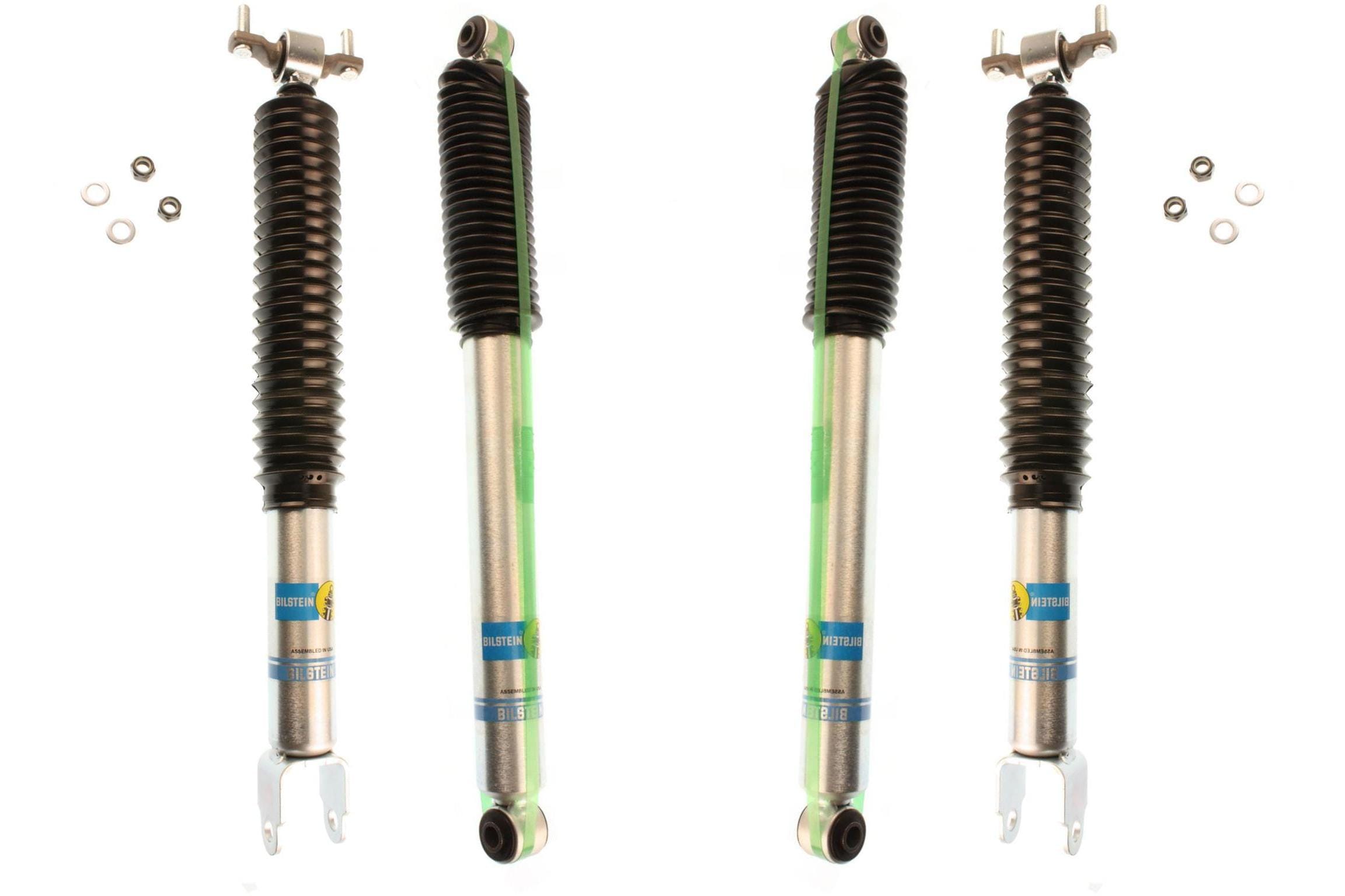 Bilstein - 5100 4-6" Fronts and 3-4" Rears - Silverado/Sierra 2500/3500 HD 2011-2024 - 24-218023 24-218030