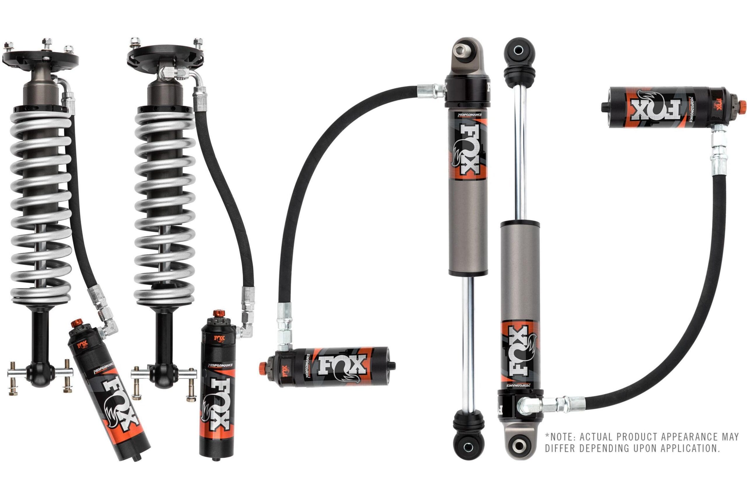 Fox - 2.5 Performance Elite Series DSC 3.5" Fronts and 0-2" Rears (Requires UCA. Non Trail Boss/AT4. Trail Boss/AT4 reduced lift - 2019+ 1500 - 883-06-162 883-26-060