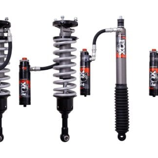 Shocks Only - Fox - 2.5 Performance Elite Series 1-3" Fronts and 0-1.5" Rears with DSC EVO Adjustors - Toyota Tacoma 2024+ - 883-06-224 883-26-143