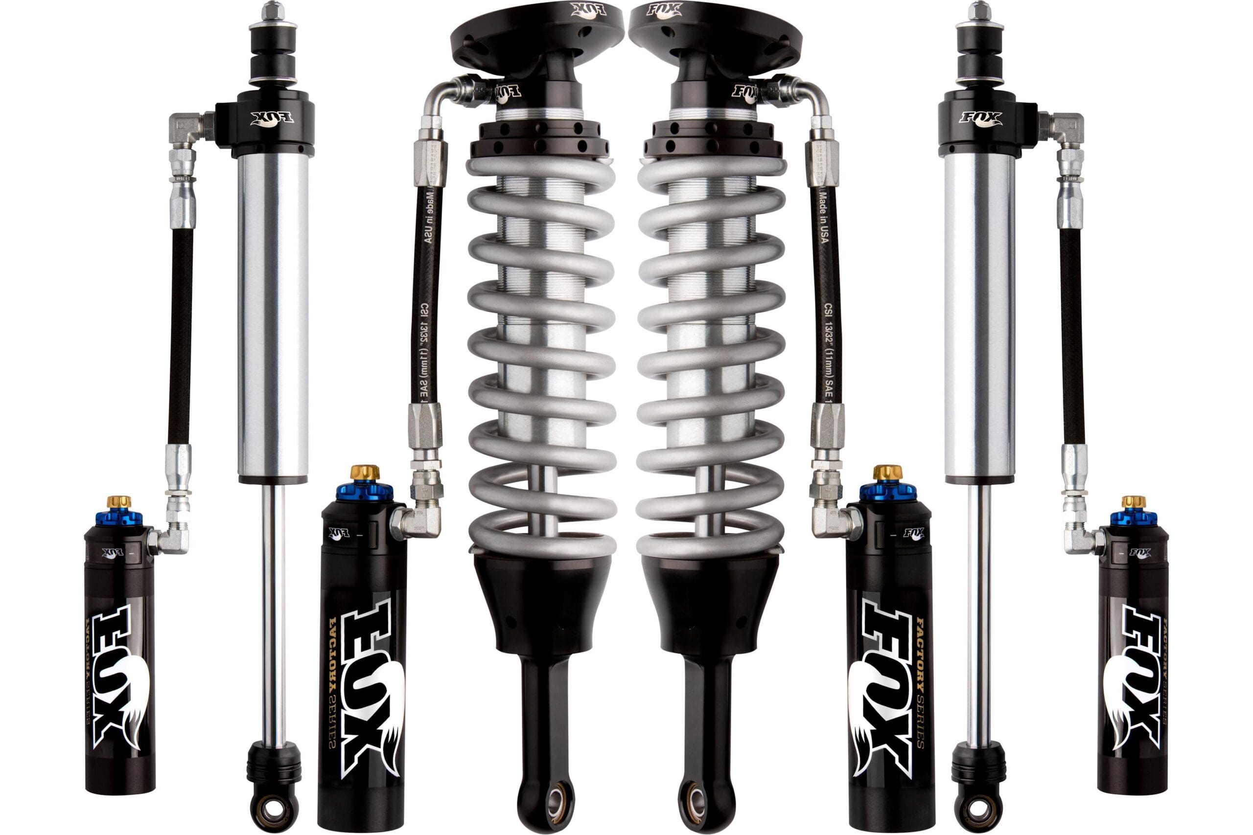 KIT - Fox Level 4 Factory Racing 2.5 Fronts and Rears DSC Adjustors with optional AAL - Tacoma 05-23