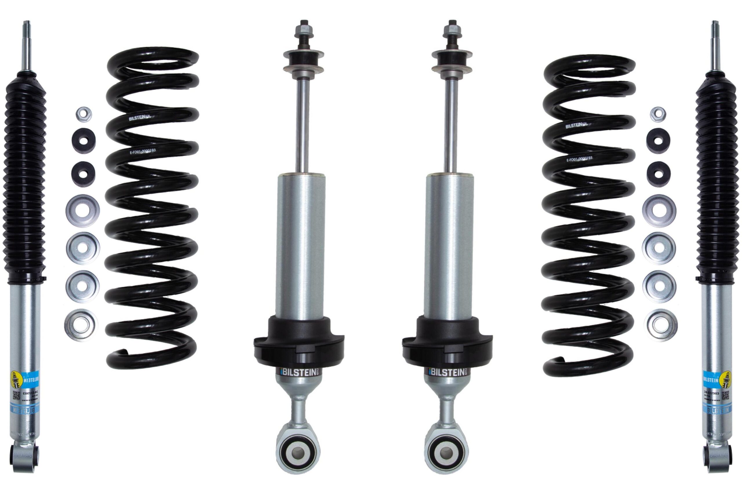 Bilstein - 6112 Strut and Coil Combo Fronts and 5100 Rears - Toyota Sequoia 2023+ - 47-329232 24-332903