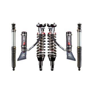 Shocks Only - Elka - 2.5 DC RESERVOIR 0-2" Fronts and 2.0 IFP 0-1" Rears - TACOMA 4x4 (6 lugs) 1995 to 2004 - 90252 90256