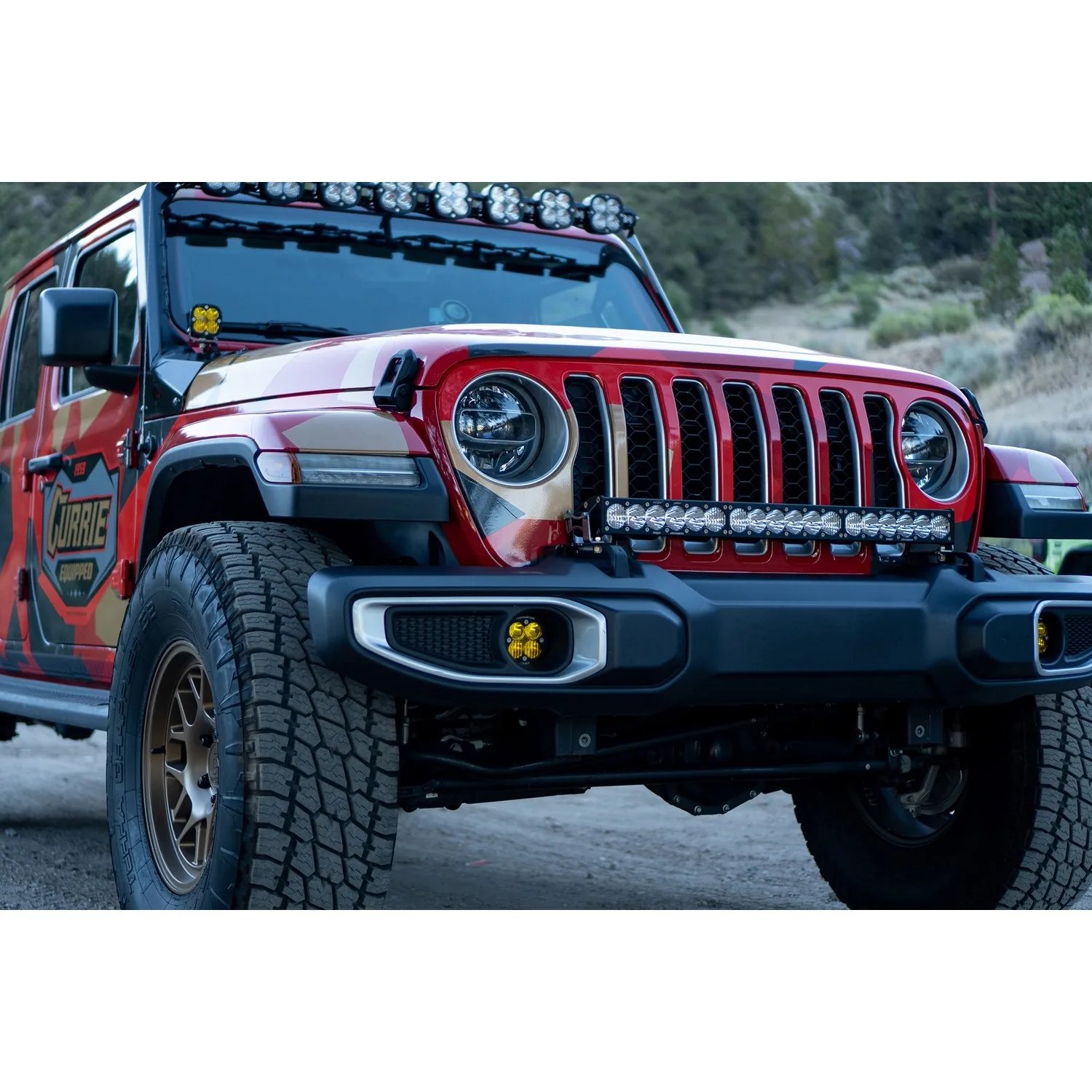 Baja Designs - Jeep JL/JT 30 Inch OnX6+ Light Bar Kit w/Upfitter Baja Designs - 447657UP - Image 3