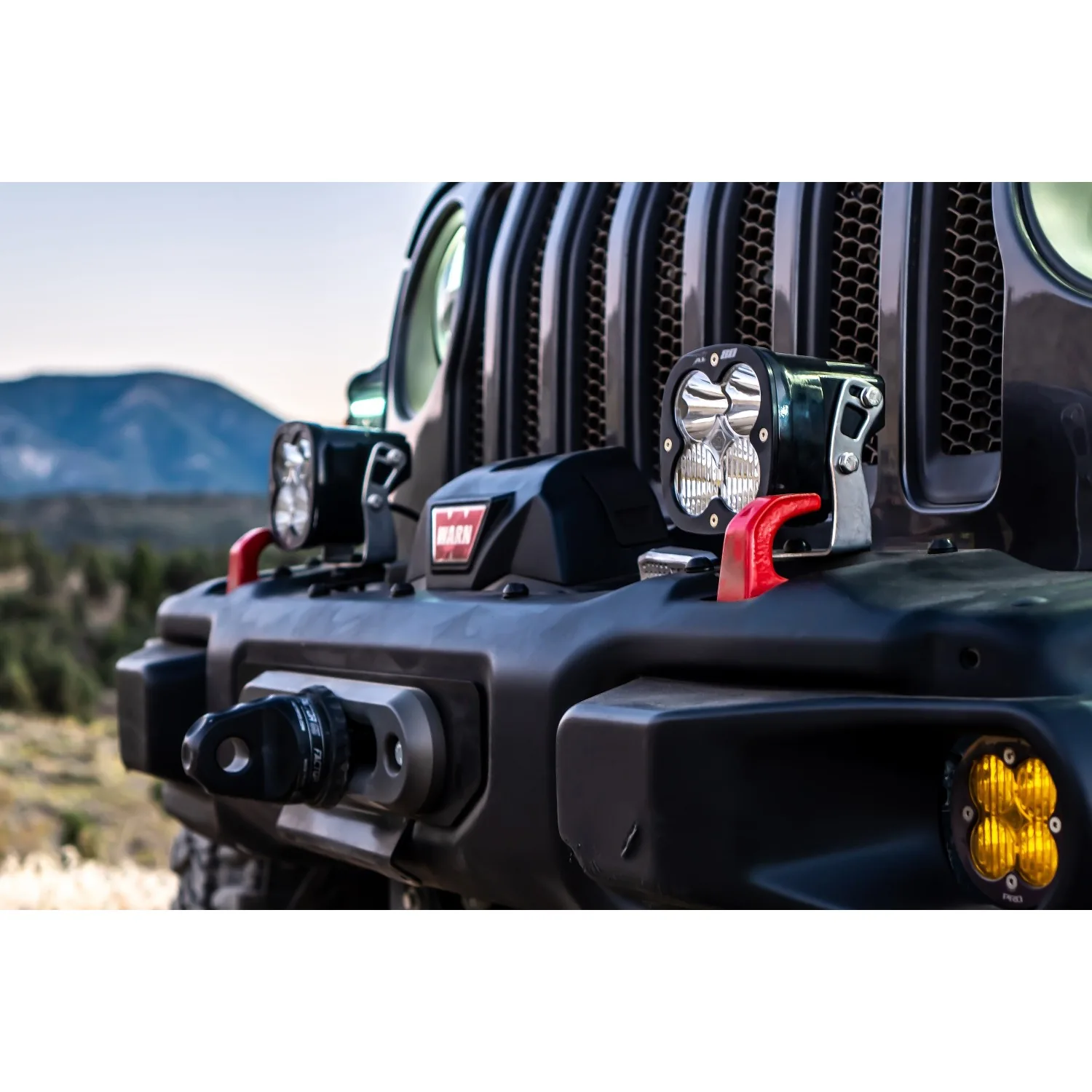 Baja Designs - Jeep JL/JT Rubicon Steel Bumper LED Light Kit XL Sport Baja Designs - 447667 - Image 2
