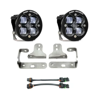 Baja Designs - Jeep JL Fog Light Squadron-R SAE 18-Pres Wrangler JL Sport/Sport-S Fog Pocket Kit Baja Designs - 447622