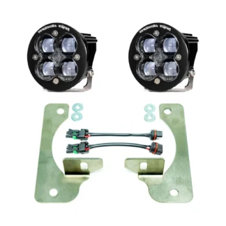 Baja Designs - Jeep JL Fog Light Squadron-R 18-Pres Wrangler JL Rubicon Fog Pocket Kit Baja Designs Baja Designs - 447623