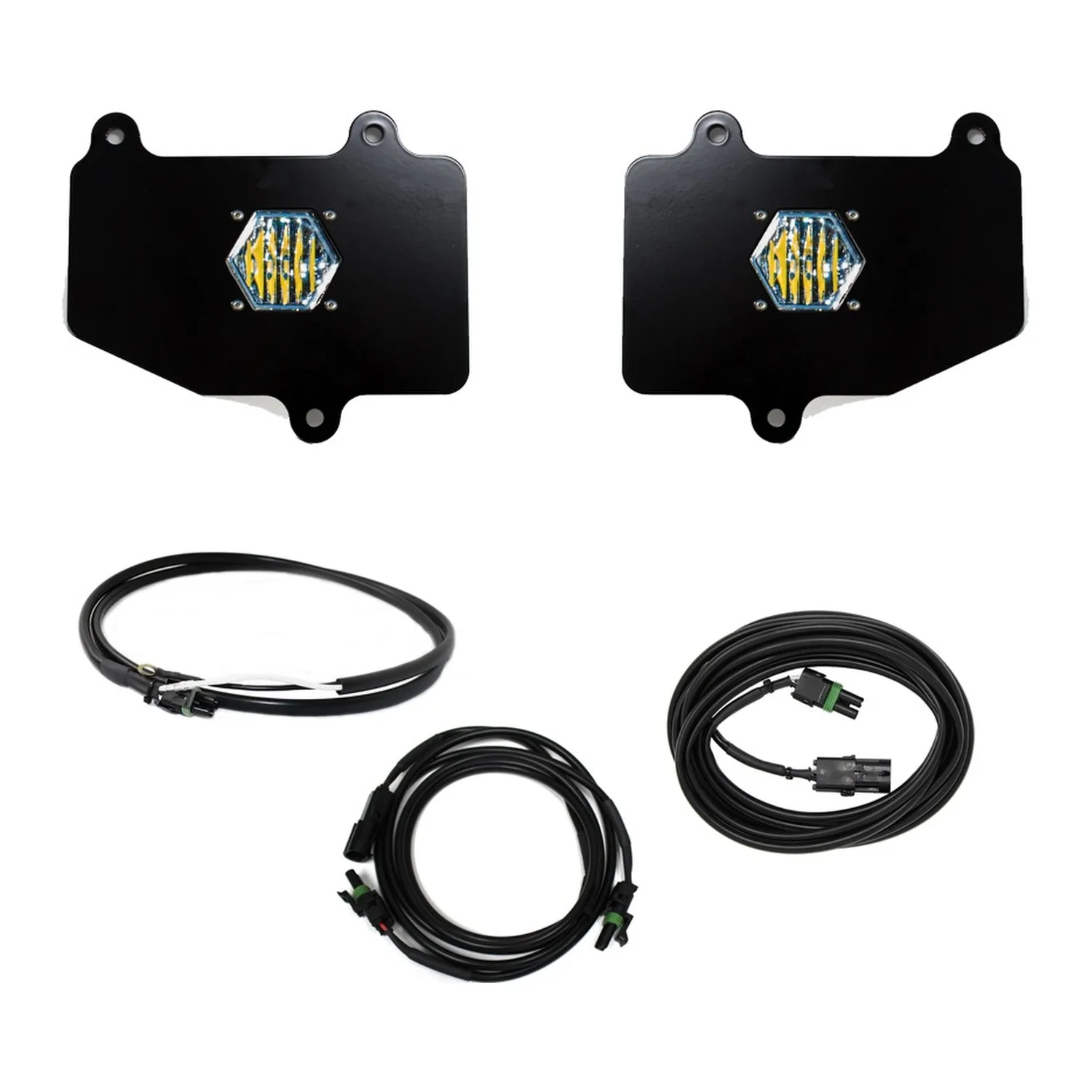 Baja Designs - Jeep JT LED Light Dual S1 Reverse Kit w/Upfitter For 18-Pres Wrangler JT Baja Designs - 447652UP