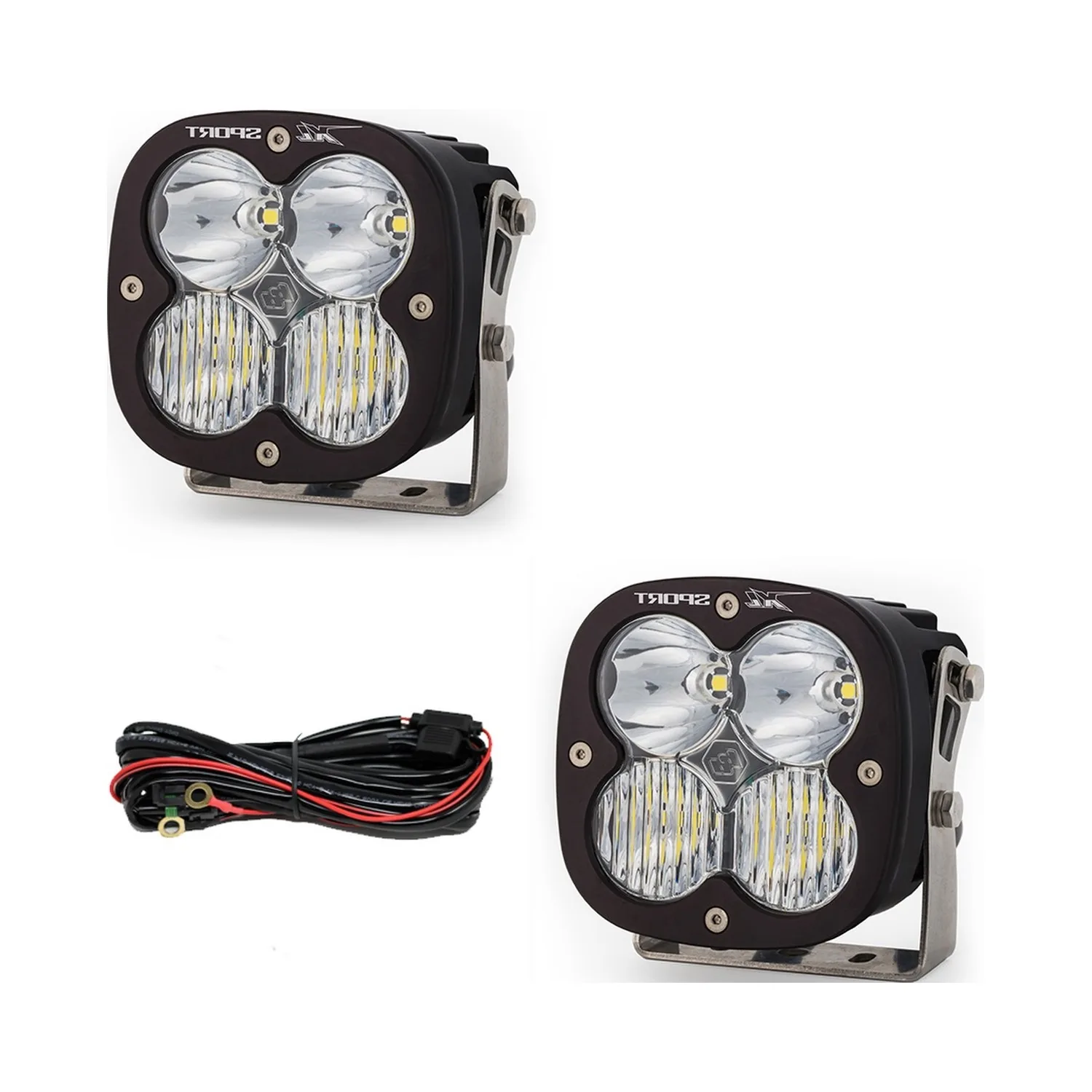 Baja Designs - Jeep JL/JT Rubicon Steel Bumper LED Light Kit XL Sport Baja Designs - 447667
