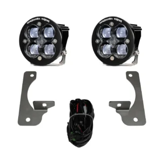 Baja Designs - Jeep JK Squadron-R SAE Fog Pocket Light Kit Premium Bumper (Clear)-Jeep 2007-09 Wrangler JK Baja Designs - 448144