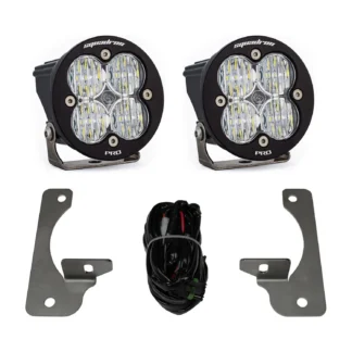 Baja Designs - Jeep JK Squadron-R Pro Fog Pocket Light Kit Premium Bumper (Clear)-Jeep 2007-09 Wrangler JK Baja Designs - 448149