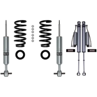 Bilstein - 6112 0-1.2" Fronts with 5160 0-1" Rears - Silverado Sierra 1500 2019-2024 Trail-Boss/AT4 - 47-309524 25-316964