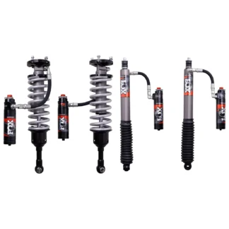 Shocks Only - Fox - 2.5 Performance Elite Series 1-3" Fronts and 0-1.5" Rears with DSC EVO Adjustors - Toyota Tacoma 2024+ - 883-06-224 883-26-143